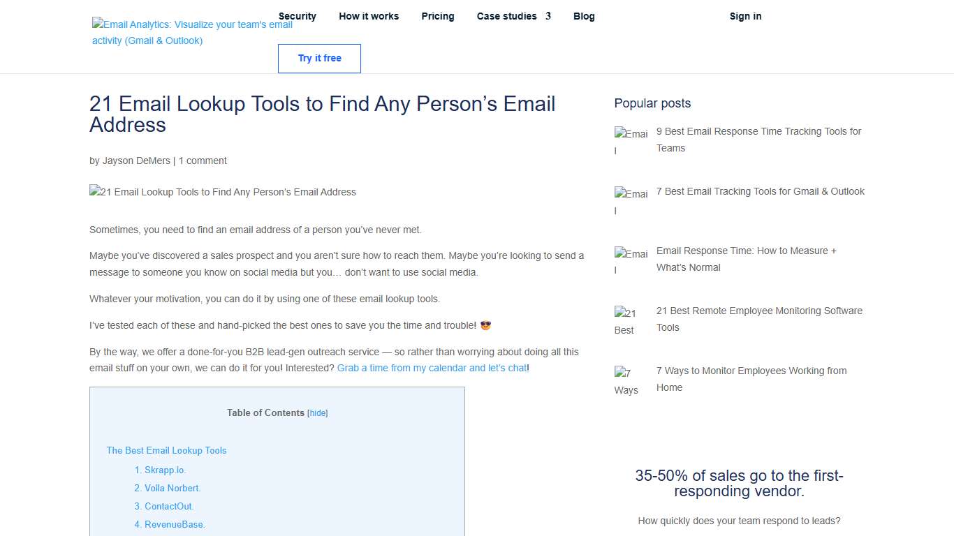 21 Email Lookup Tools to Find Anyone's Email Address (2026)